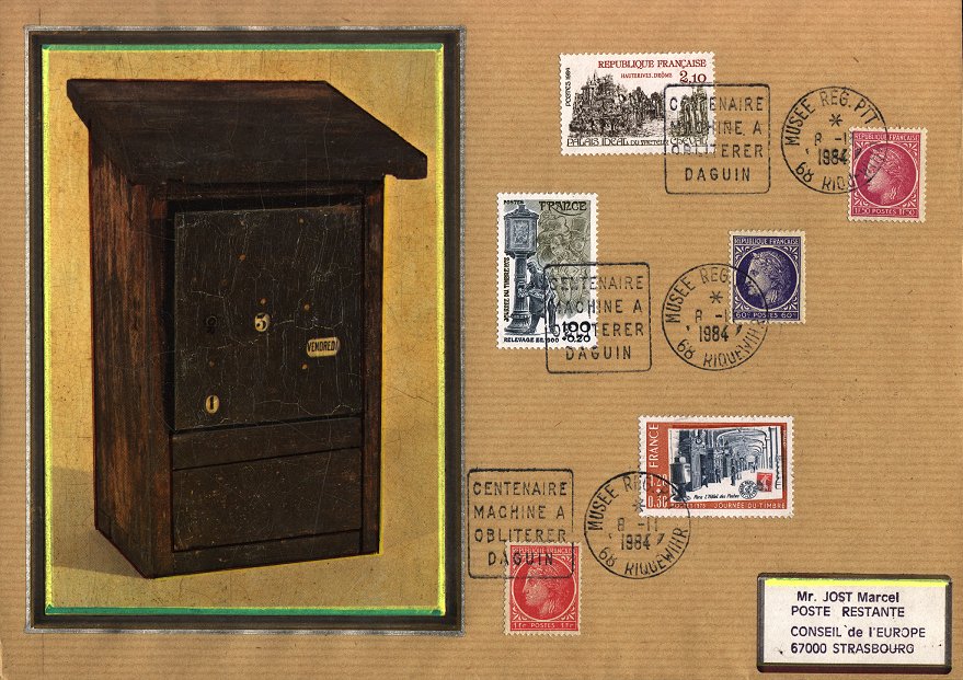 Daguin du musée postal de Riquewihr