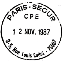 PARIS-SEGUR / 3-5, RUE LOUIS CODET - 75005
