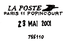 LA POSTE / PARIS 11 POPINCOURT / 