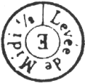 Oblitration de Janvier 1849 - Timbre  date de distribution