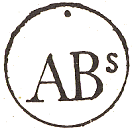 Marque circulaire avec mention ABs (ABONNEMENTS) / 