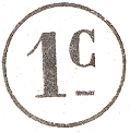 Marque circulaire avec lettres C / 
