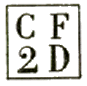Marque encadre CF numro de 2 a 11 et D