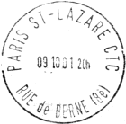 Les timbres  date des oblitrations mcaniques - Timbre  date avec mention CTC / 