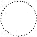 Cercle avec pointills / 