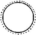Cercle avec pointills + cercle plein / 