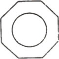Octogone et cercle central / 