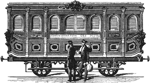 poste ferroviaire - wagon postal