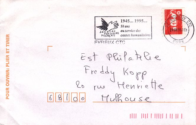 Les timbres à date des oblitérations mécaniques - Timbre à date avec mention CTC