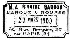M.A RIVOIRE BARNON BANQUE & BOURSE / 