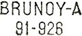 Marque postale linéaire indicatif du bureau avec nom de ville, numéro de bureau auxiliaire et numéro (2 premiers chiffres = département) / 