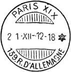 Les timbres  date des oblitrations mcaniques - Chambon / 