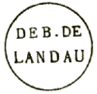 Marque circulaire avec mention : DEB DE LANDAU