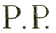 Marque linéaire avec lettres PP