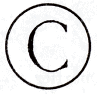 Indicatif alphabétique du bureau de quartier de Paris  (15,5 à 16,5/9,5 à 10 mm)