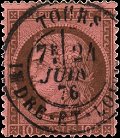 Timbre à date au type 18